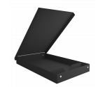 Aluminum Memo Storage Clipboard - Black